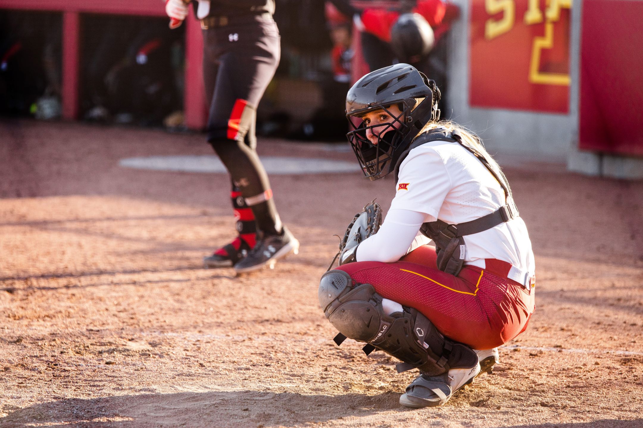 Softball catcher